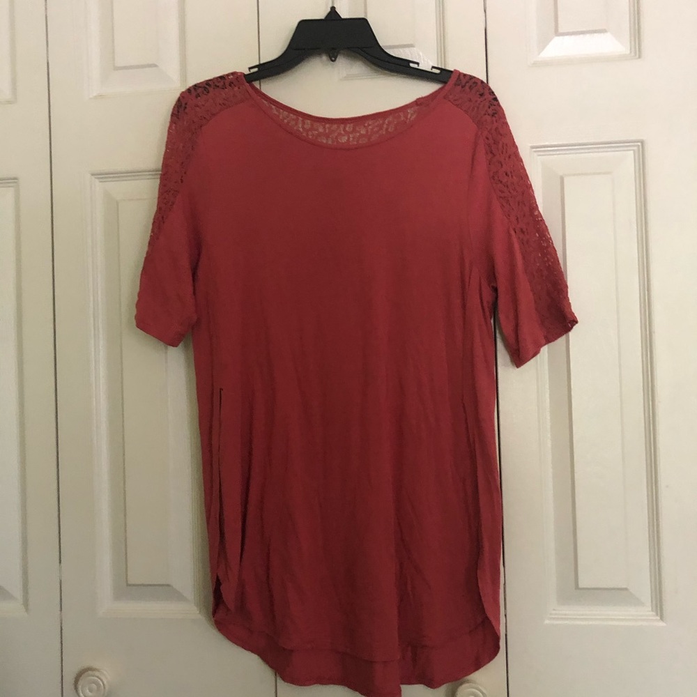 Lace/Cotton Tunic